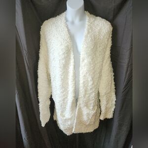 A.N.A Cardigan Snowdrift White Size 1X NWT
